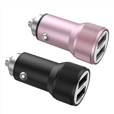 Kovová USB nabíjačka do auta