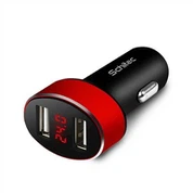 Prenosná nabíjačka do auta s dvoma portami USB