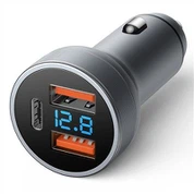Qc3.0 USB nabíjačka do auta s LED obrazovkou